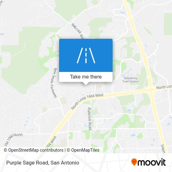 Purple Sage Road map