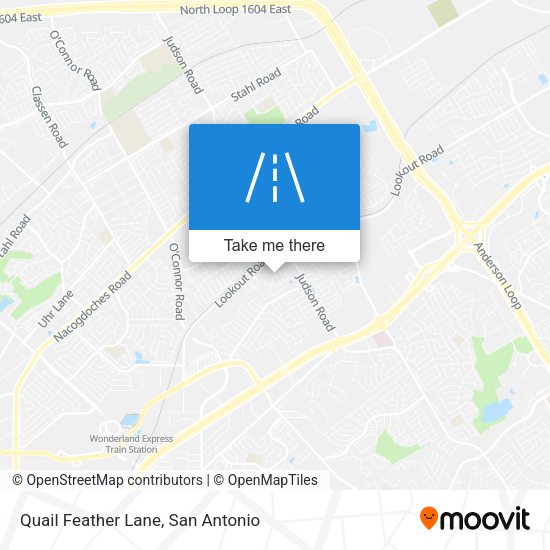 Mapa de Quail Feather Lane