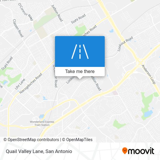 Quail Valley Lane map