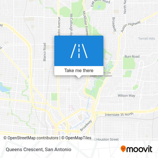 Queens Crescent map