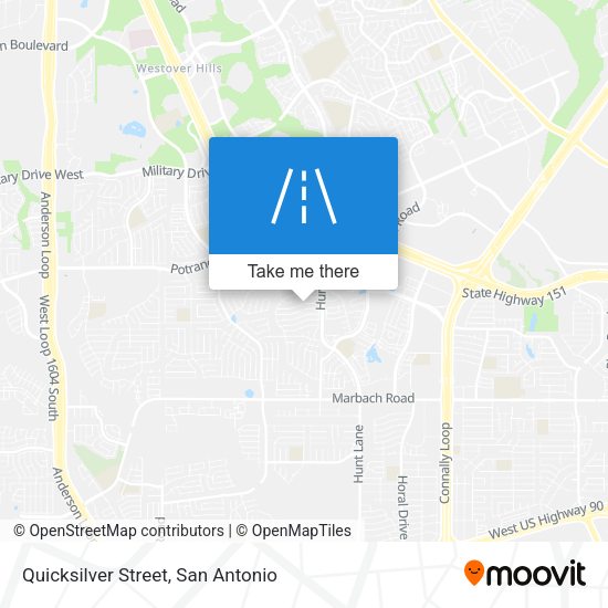 Mapa de Quicksilver Street