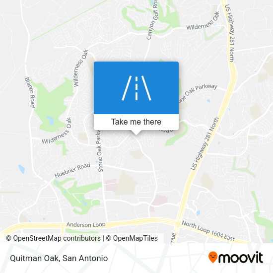 Mapa de Quitman Oak