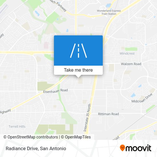 Mapa de Radiance Drive