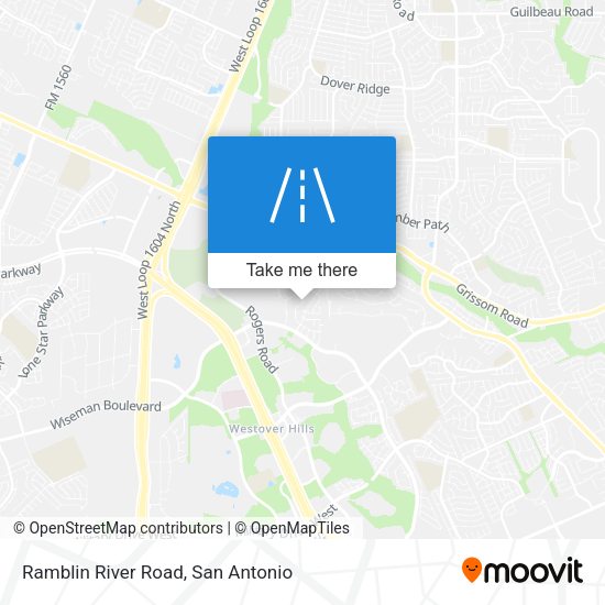 Ramblin River Road map