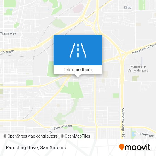 Mapa de Rambling Drive