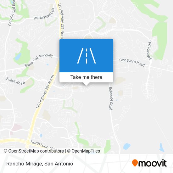 Rancho Mirage map