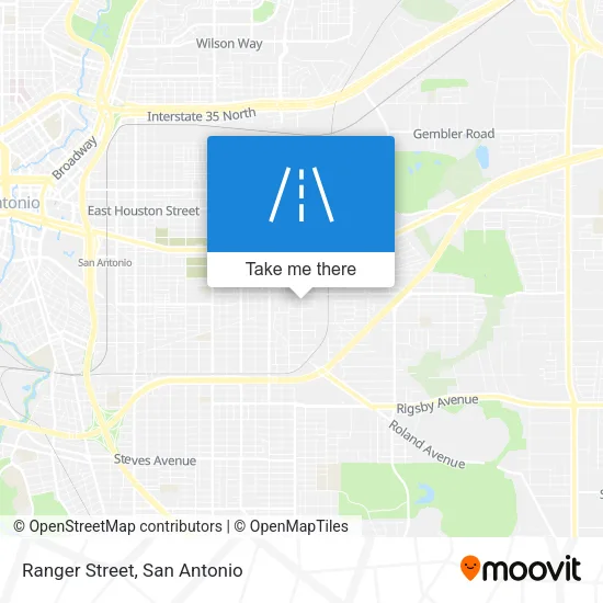 Mapa de Ranger Street