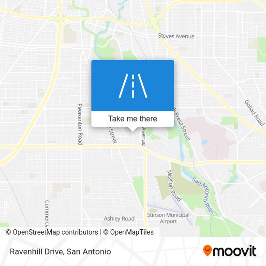 Ravenhill Drive map