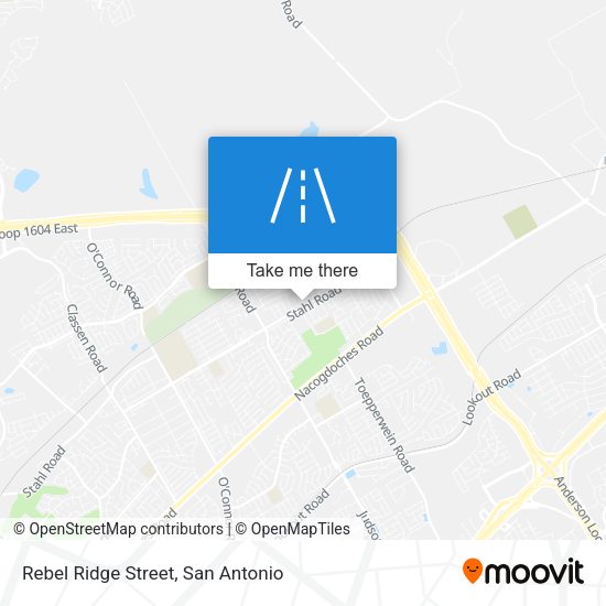 Rebel Ridge Street map