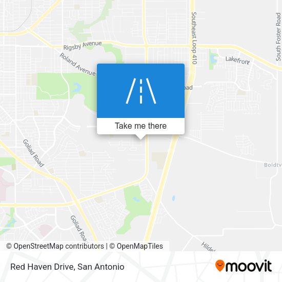 Red Haven Drive map