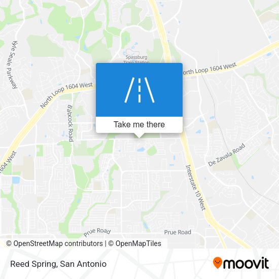 Mapa de Reed Spring
