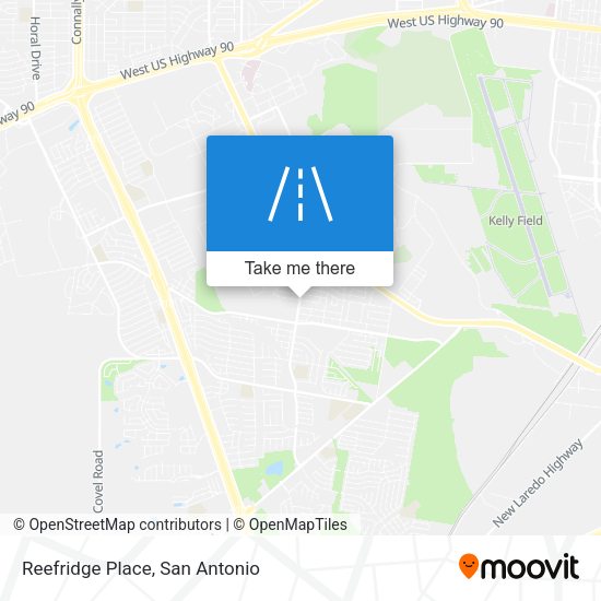 Reefridge Place map