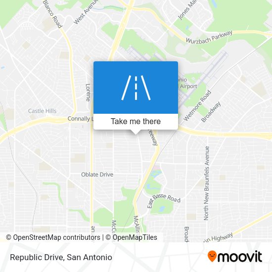Republic Drive map