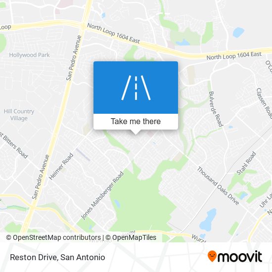 Reston Drive map