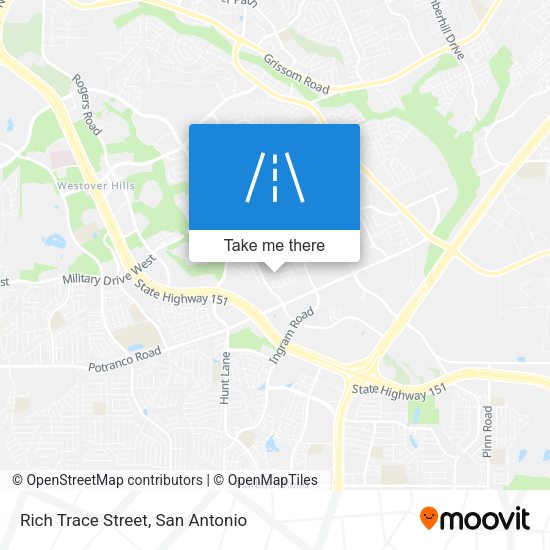 Mapa de Rich Trace Street