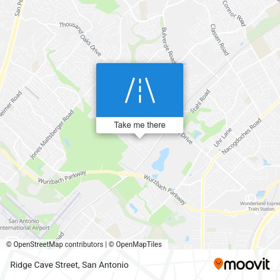 Ridge Cave Street map