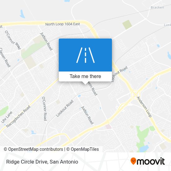 Ridge Circle Drive map