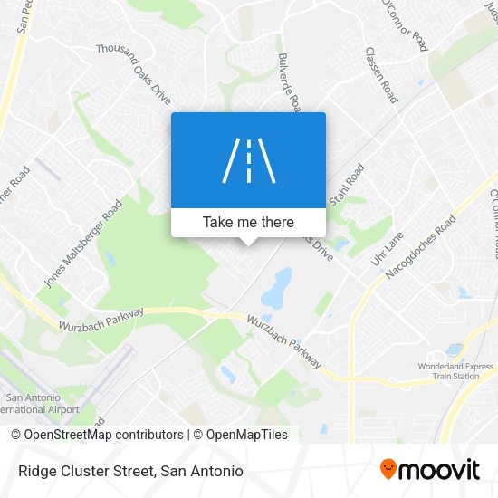Ridge Cluster Street map