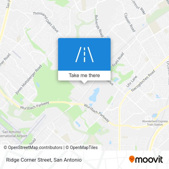 Ridge Corner Street map