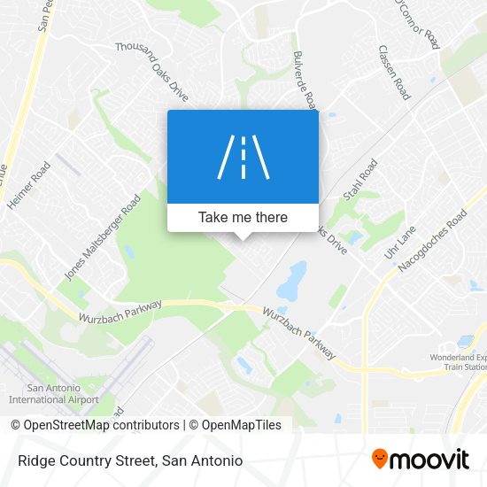 Ridge Country Street map