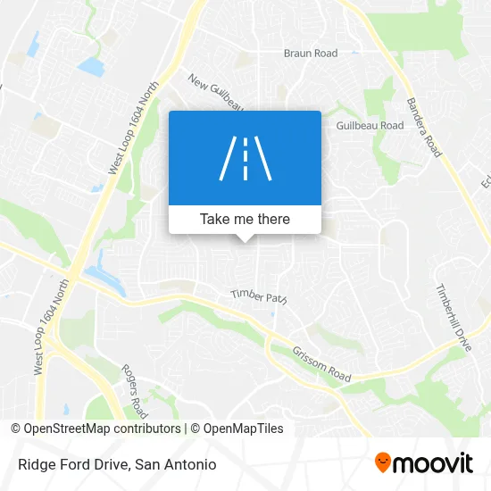 Ridge Ford Drive map