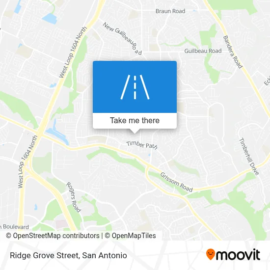 Ridge Grove Street map