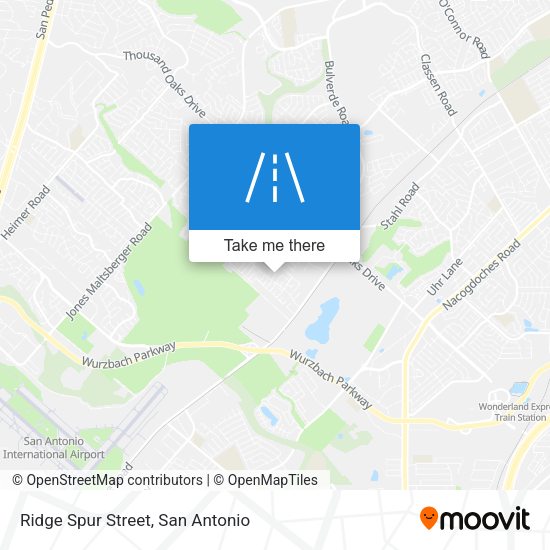 Ridge Spur Street map