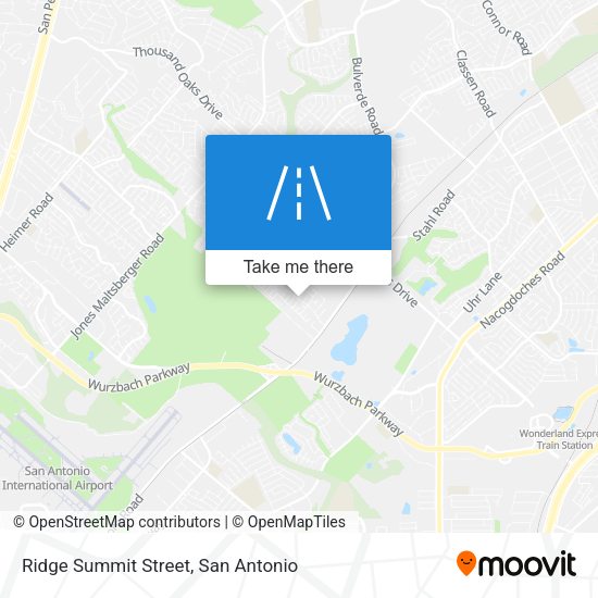 Mapa de Ridge Summit Street