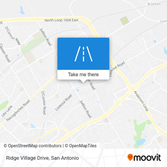Ridge Village Drive map