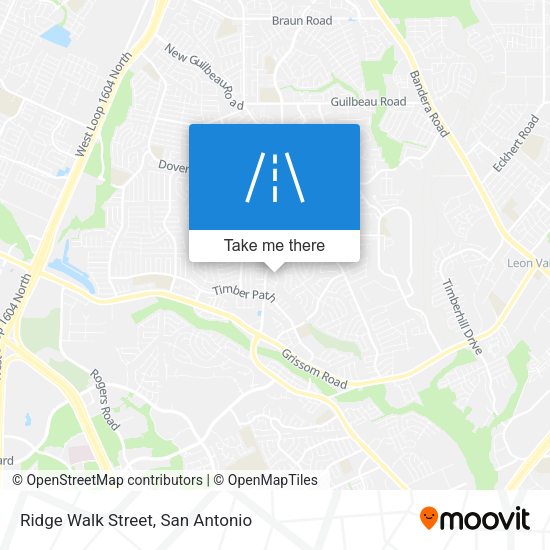 Mapa de Ridge Walk Street