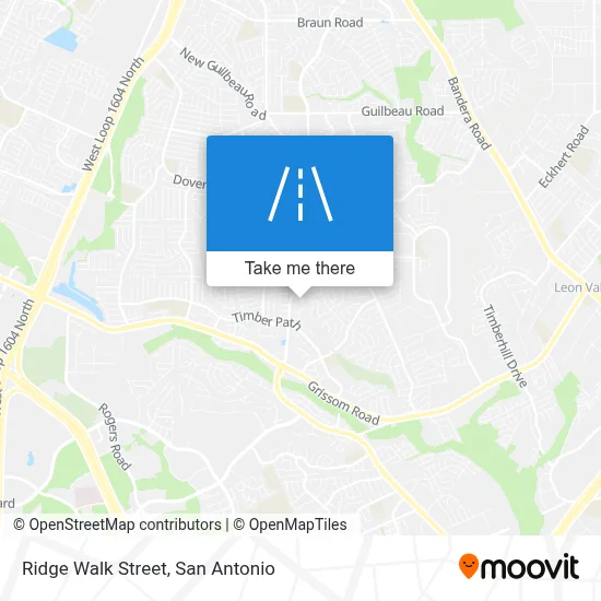 Ridge Walk Street map