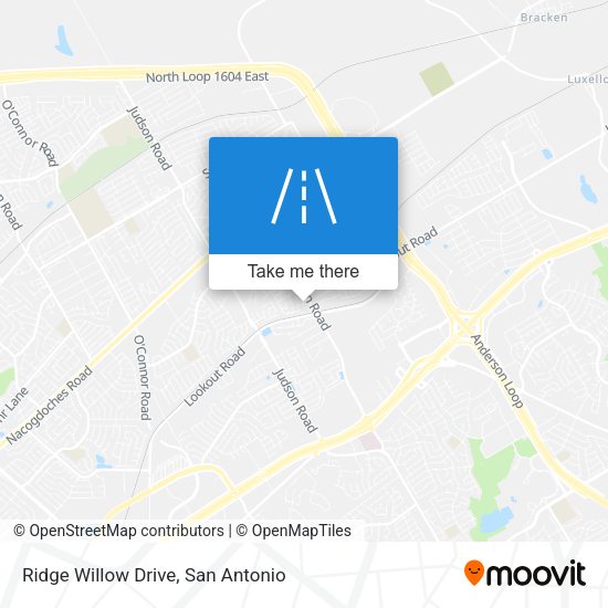 Mapa de Ridge Willow Drive