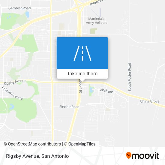 Mapa de Rigsby Avenue