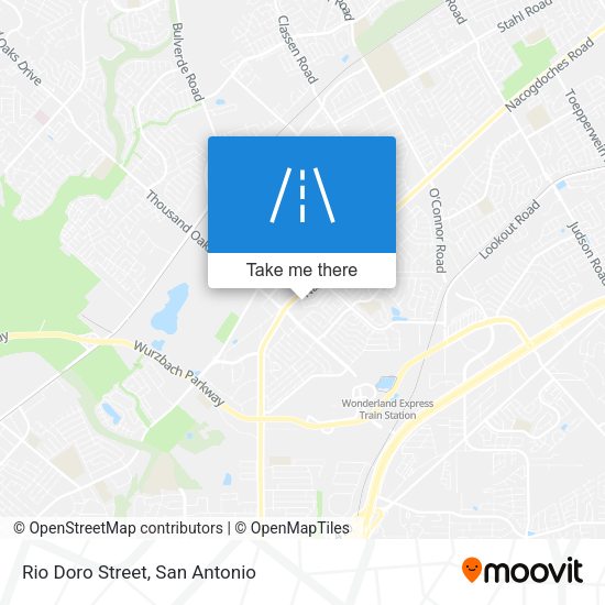 Rio Doro Street map