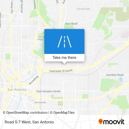 Road S-7 West map