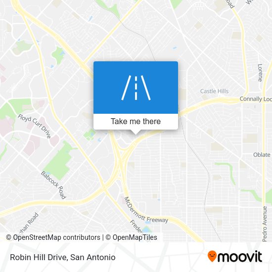 Robin Hill Drive map