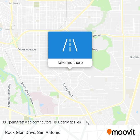 Rock Glen Drive map