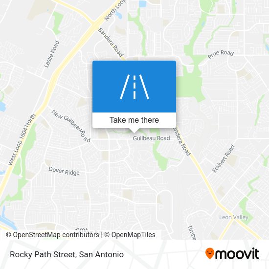 Mapa de Rocky Path Street