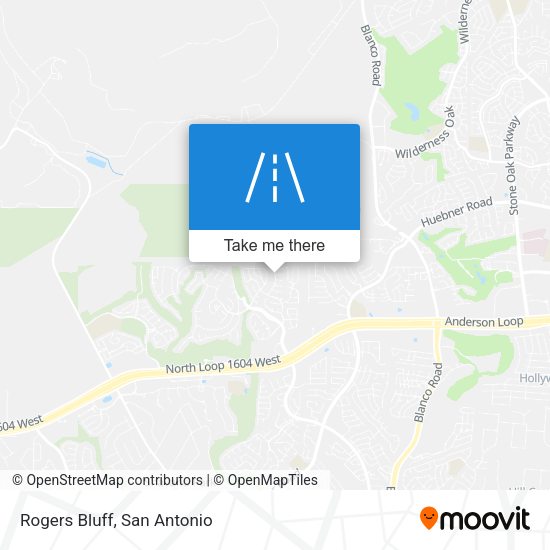 Mapa de Rogers Bluff