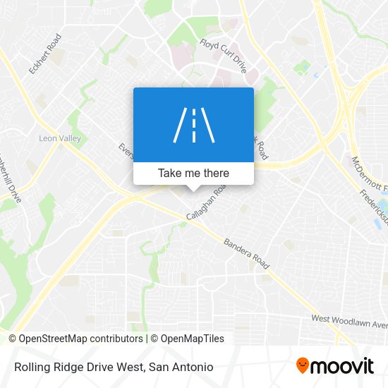 Rolling Ridge Drive West map