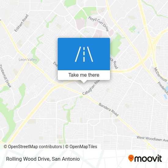 Rolling Wood Drive map