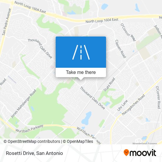 Rosetti Drive map