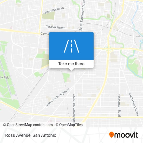 Ross Avenue map
