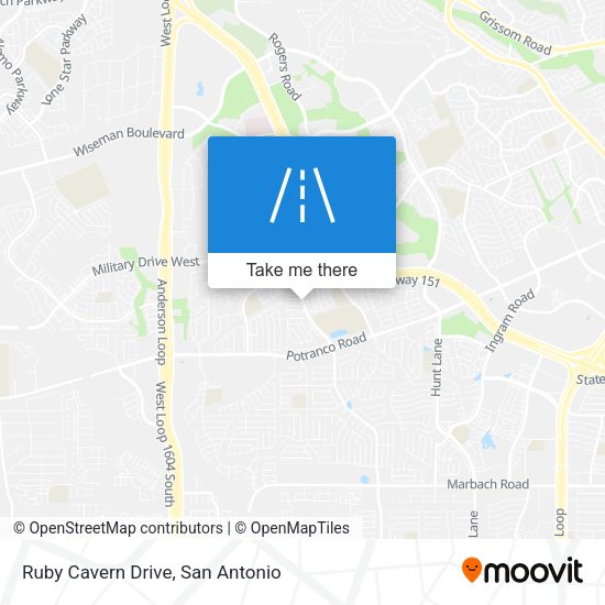 Mapa de Ruby Cavern Drive