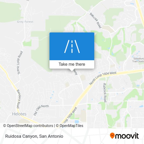 Mapa de Ruidosa Canyon