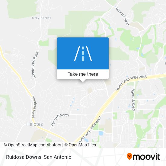 Mapa de Ruidosa Downs
