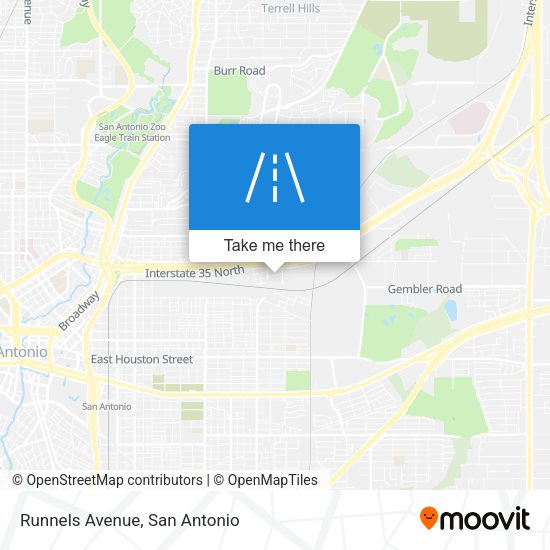 Mapa de Runnels Avenue