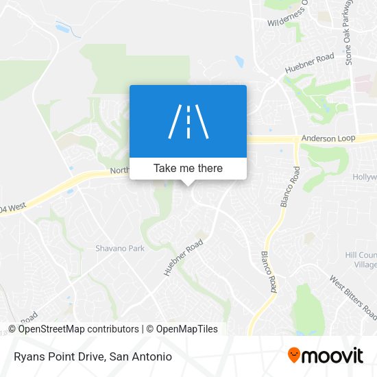 Ryans Point Drive map