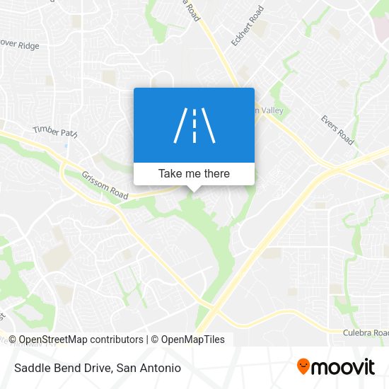 Mapa de Saddle Bend Drive