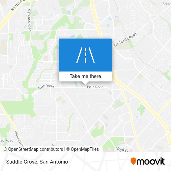 Mapa de Saddle Grove